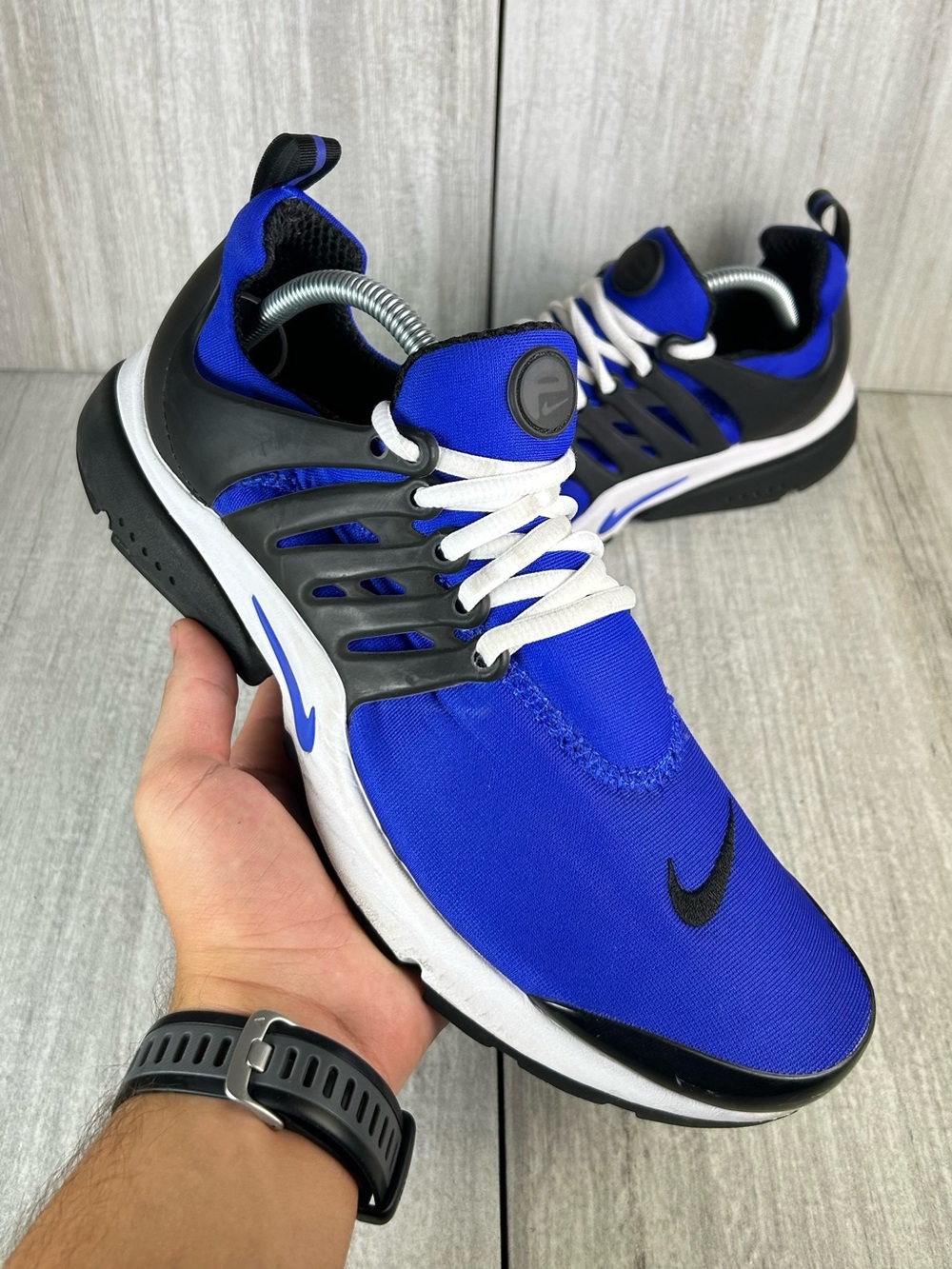Nike Air Presto Racer Blue Running Sneaker Lace Up Athletic Shoe Mens Size 9